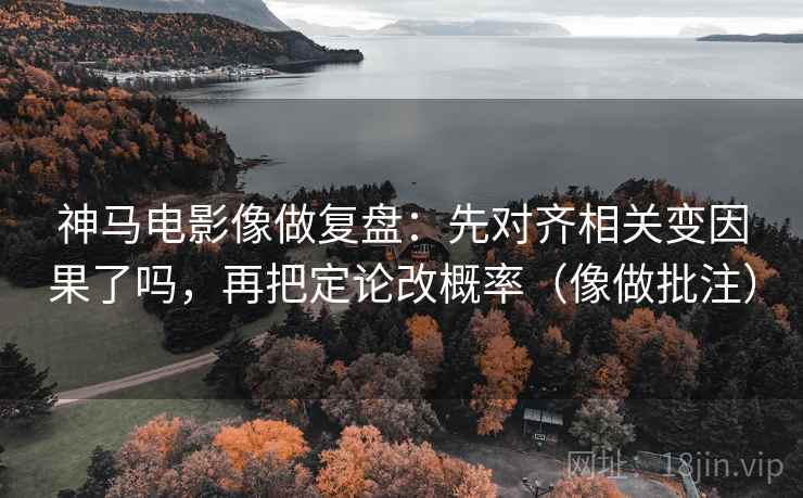 神马电影像做复盘：先对齐相关变因果了吗，再把定论改概率（像做批注）